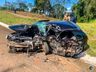 Jovem de 18 anos morre após colisão frontal na BR-282 entre SMOeste e Paraíso