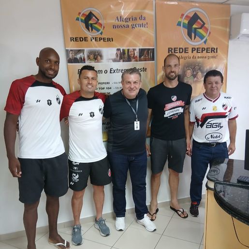 Integrantes do Aliança participam do Show de Bola da Rádio Oeste