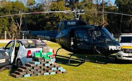 Com fronteiras e divisas fechadas em SC, polícia apreende 300 quilos de maconha