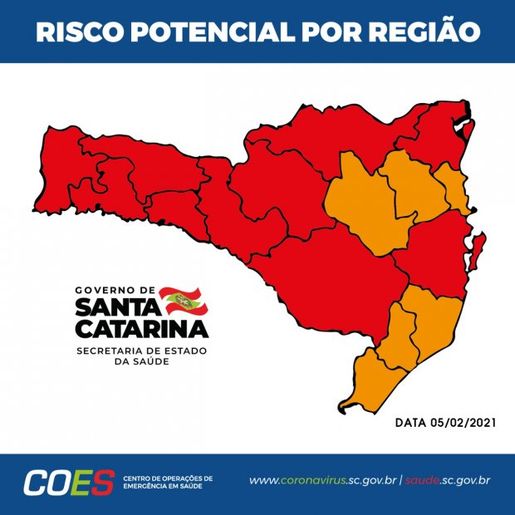 Extremo Oeste volta ao estado gravíssimo na Matriz de Risco Potencial para Covid-19