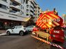 Bombeiros combatem princípio de incêndio no centro de São Miguel