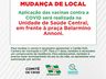Vacinação contra a Covid-19 será na Unidade de Saúde Central a partir de segunda-feira