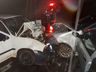 Colisão frontal entre dois carros deixa cinco feridos na SC-283