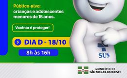 São Miguel do Oeste inicia Campanha de Multivacinação para crianças e adolescentes