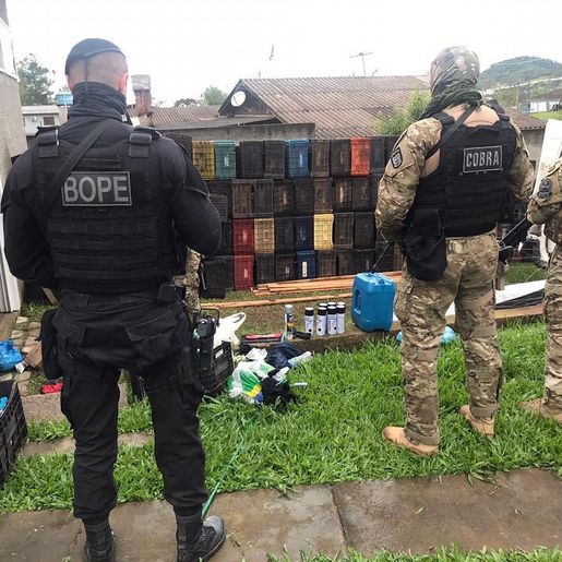 BOPE encontra local utilizado como transição para a fuga do crime em Criciúma