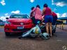 Motociclista fica ferida em acidente na Willy Barth em São Miguel do Oeste