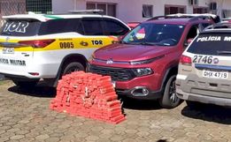Polícia apreende 150 kg de maconha na SC-160