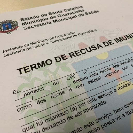 Município estuda sanções para quem recusar vacina contra a Covid-19 