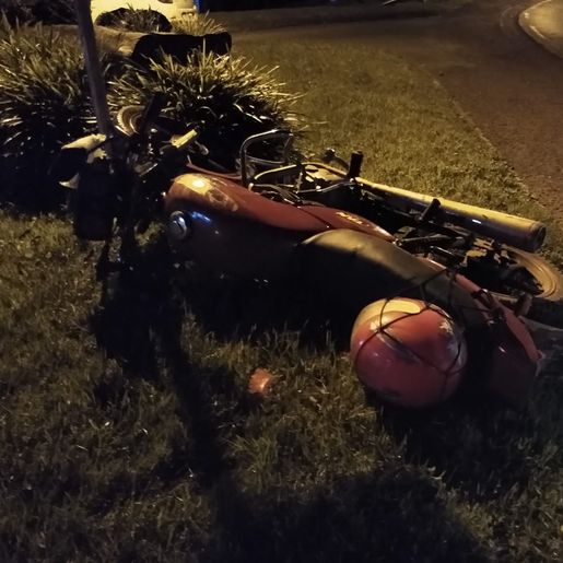 Motociclista fica ferido em acidente de trânsito em Itapiranga 