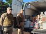 11º BPM/Fron entrega doações arrecadadas para desabrigados no Rio Grande do Sul