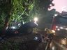 Motorista fica preso às ferragens após acidente na BR-282
