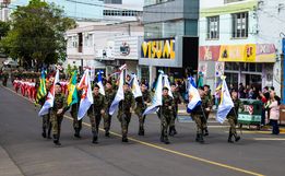 Desfile Militar tem público abaixo do esperado em São Miguel do Oeste