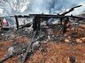 Casa é destruída por incêndio no interior de SJCedro