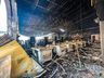 Imagens mostram parte interna de supermercado destruído por incêndio; vídeo