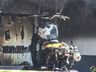 Bombeiro confirma morte de cinco cães em incêndio em oficina de motos