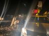 VÍDEO: condutor derruba poste de energia e foge do local na SC-163