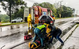 Morre motociclista atingido por carro que trafegava na contramão em SMO