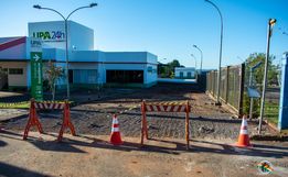 Obras de melhoria no acesso à UPA24h devem ser concluídas nesta terça-feira