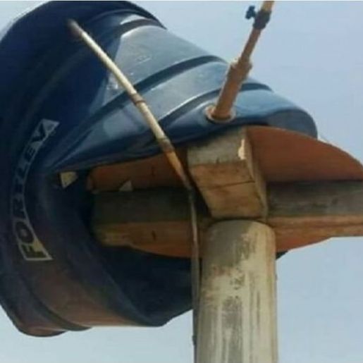 Calor intenso derrete caixa d’água em cidade do Rio Grande do Sul 