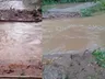 Chuva forte arrasta ponte e deixa lavouras submersas no Extremo-Oeste