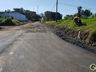 Primeira etapa do asfalto da fronteira é concluída, em Tunápolis