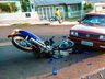 VÍDEO: Colisão frontal grave deixa motociclista ferido em SMO