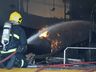 Incêndio de grandes proporções atinge supermercado e residências em SMOeste