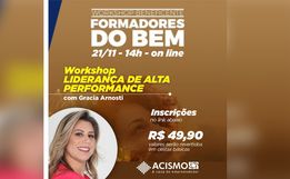 Acismo realiza workshop on-line sobre liderança de alta performance