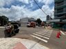 Motociclista fica ferido em colisão contra carro no bairro Sagrado Coração