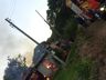 Casa é destruída por incêndio no interior de Guarujá do Sul