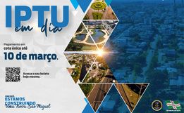 Boletos do IPTU já estão disponíveis no site do Município