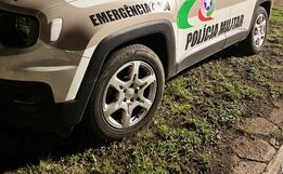 Adolescente foge da polícia e sofre acidente durante perseguição em Pinhalzinho
