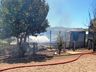 Casa é totalmente destruída por incêndio em Princesa