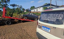 Operação da PM recolhe veículos abandonados em vias públicas de SMOeste 