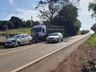Carro da Saúde de Mondaí se envolve em engavetamento na SC-163