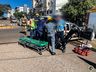 VÍDEO: Mulher fica gravemente ferida em colisão lateral no centro de SMOeste 