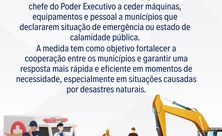 Guaraciaba sanciona lei que autoriza envio de máquinas para cidades em emergência