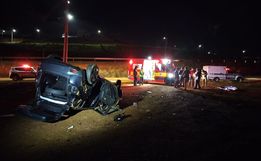 Homem morre em capotamento em São Lourenço do Oeste