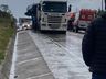 Motorista morre em acidente envolvendo caminhões na BR 163