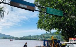 Travessia da balsa é retomada em Itapiranga