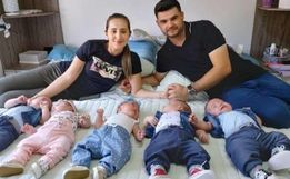 Quíntuplos do Paraná completam seis meses fortes e saudáveis