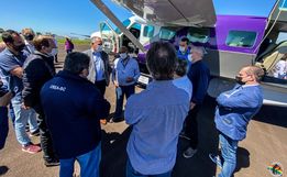 VÍDEO: Aerosul apresenta aeronave que será usada na linha SMO-Florianópolis