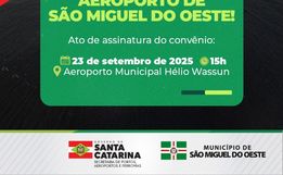 Assinatura de convênio para aeroporto de SMO é adiada para outubro