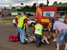 Colisão lateral deixa motociclista ferida em São Miguel do Oeste 
