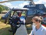 Paciente atingido por botijão em incêndio é transferido pelo Saer/Sara para Chapecó 