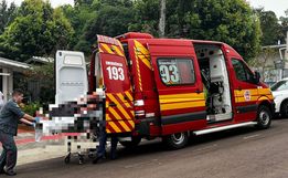 Idosa sofre ferimentos graves na cabeça ao ser agredida em SMOeste