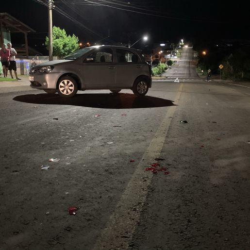 Entregador fica ferido após se envolver em colisão traseira em SMOeste