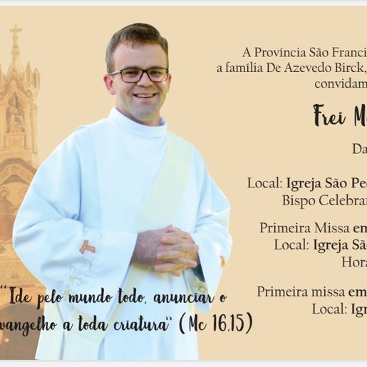 Itapiranga terá semana vocacional e ordenação de Padre