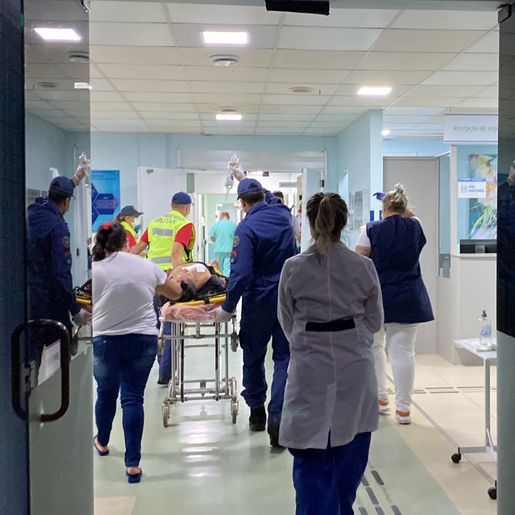 VÍDEO: homem é ferido por disparo de arma de fogo no interior de Guaraciaba