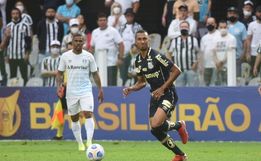 Grêmio perde para o Santos e volta para a vice-lanterna do Brasileirão